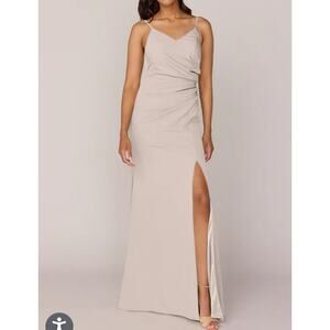 New Revelry Rory Crepe Dress Sleeveless Maxi Blush Almond 819 Women's Size 6